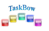 TaskBow taskbar